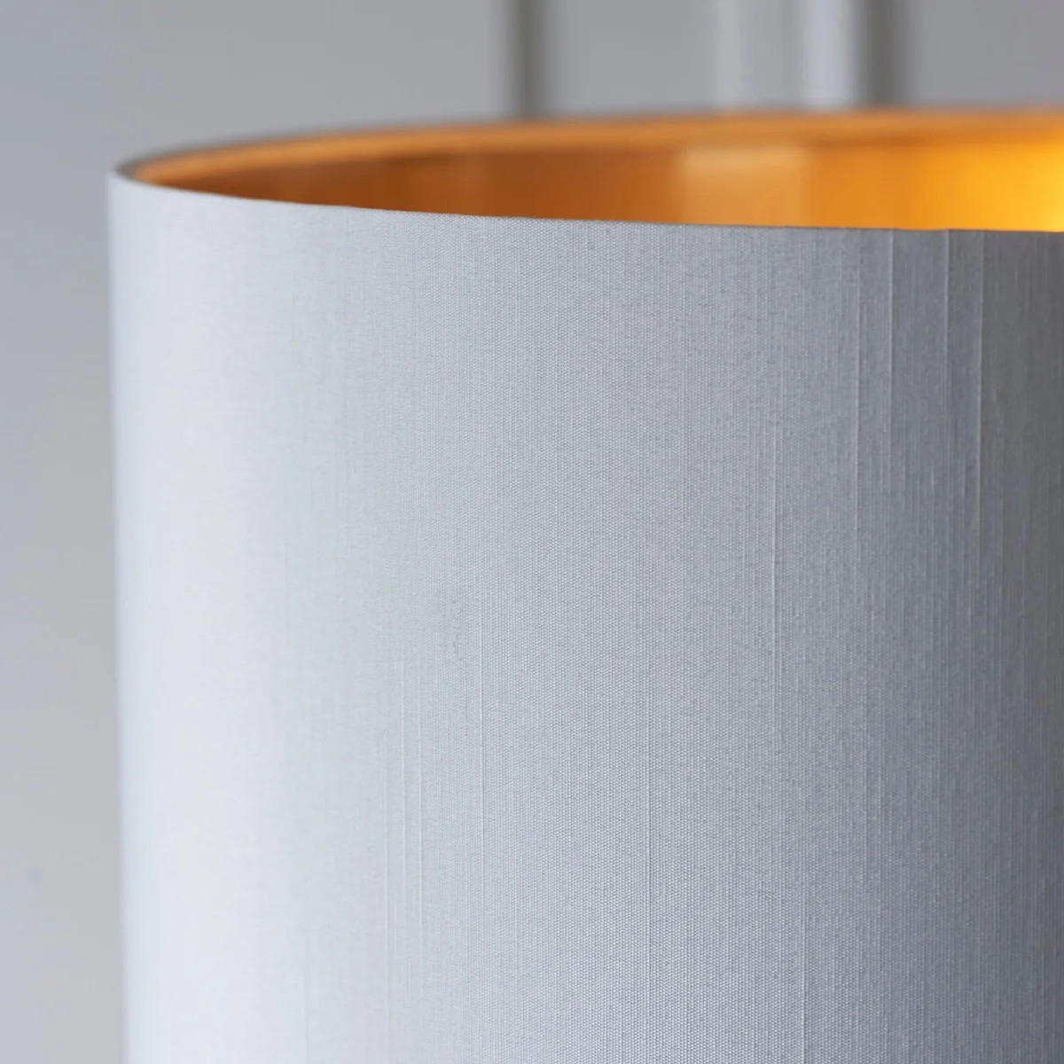 Tela Drum Shade Floor Lamp - Contemporary Fabric Standing Lamp for Home Office T1040