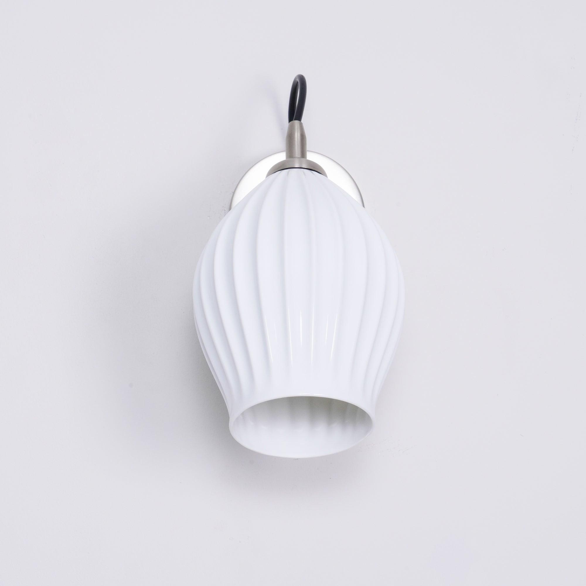 Cream Style Ceramic Ribbed Wall lamp M564