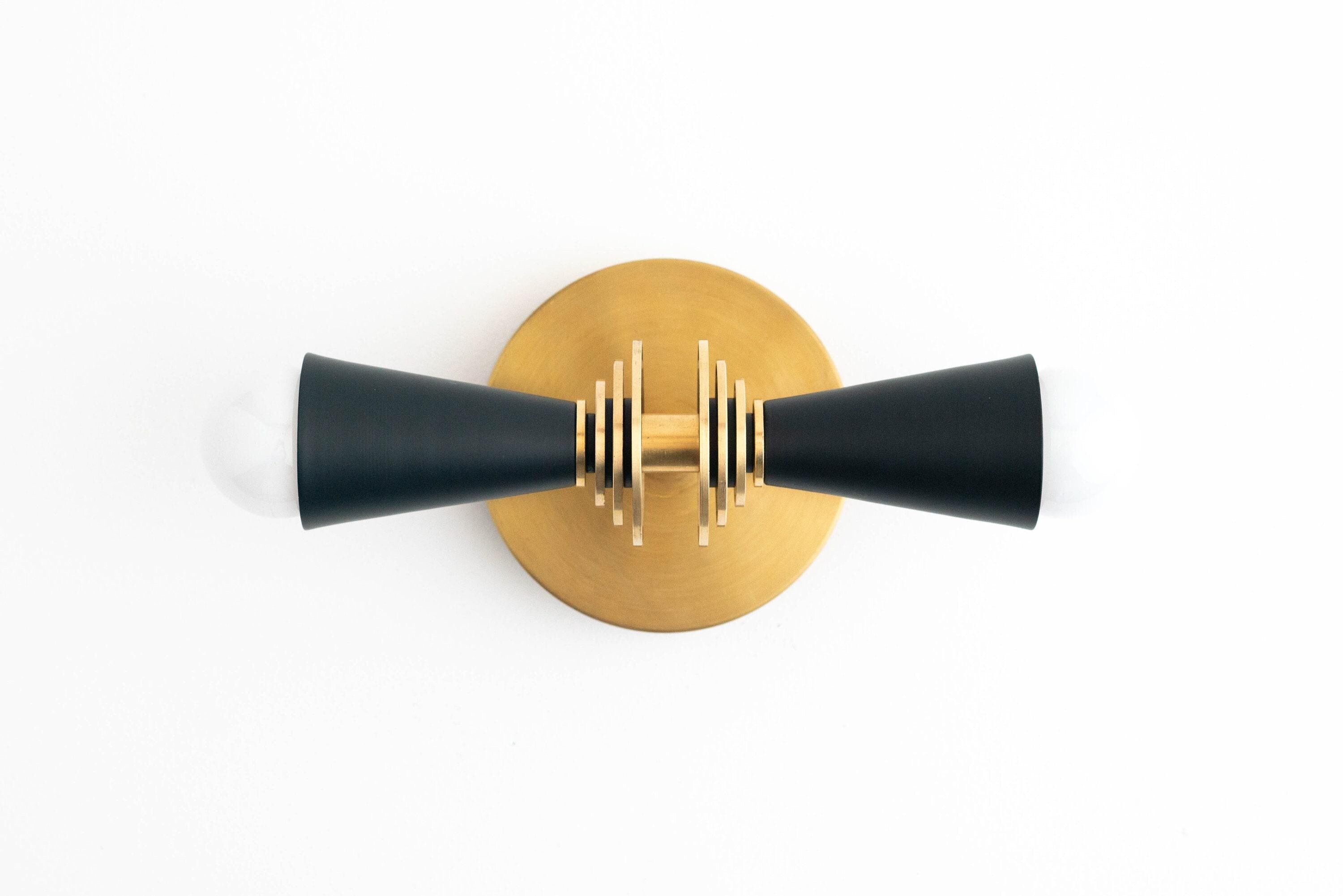Pyralis Cone Art Deco Wall Light - Multi-Directional Sconce for Vanity or Wall T345