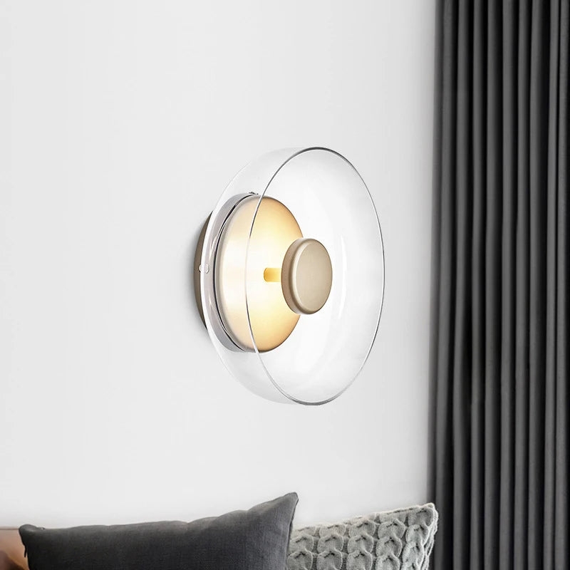 The Shimmering Glow Premium Minimalist Brass Wall Light T2072