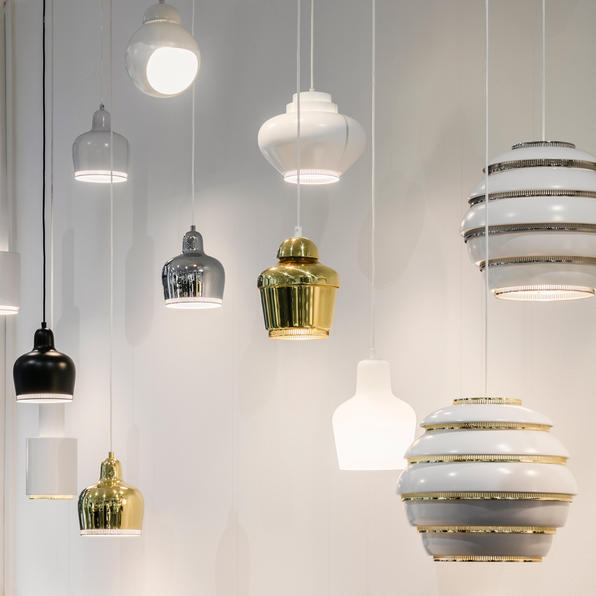 Golden Bell Pendant Lamp