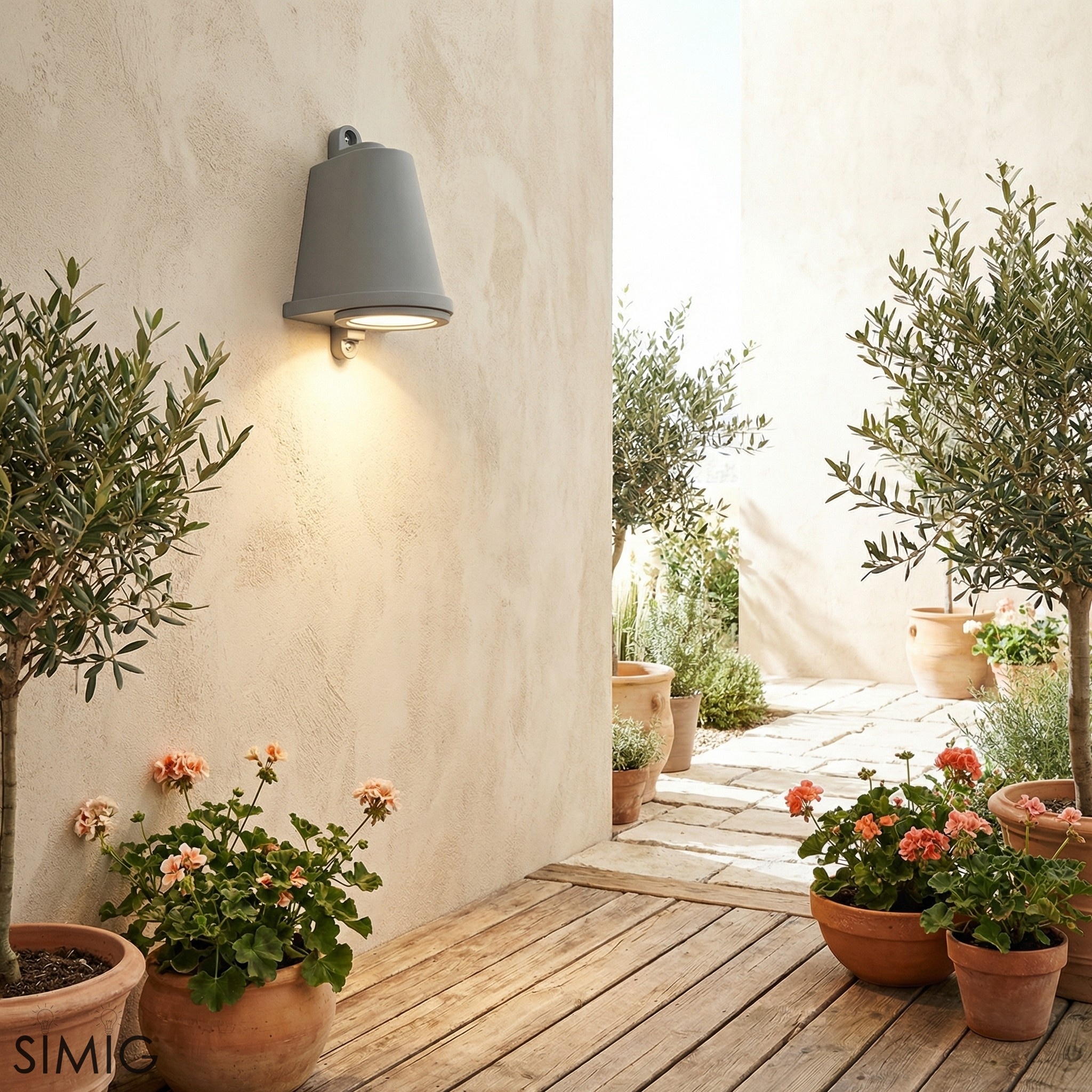 Orran Bell Shade Outdoor Wall Sconce - Industrial Porch Downlight T1201