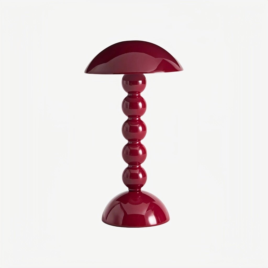 Modo LED Table Lamp - Orb-Stacked Base Mushroom Shade Perfect for Living Room or Bedroom T722