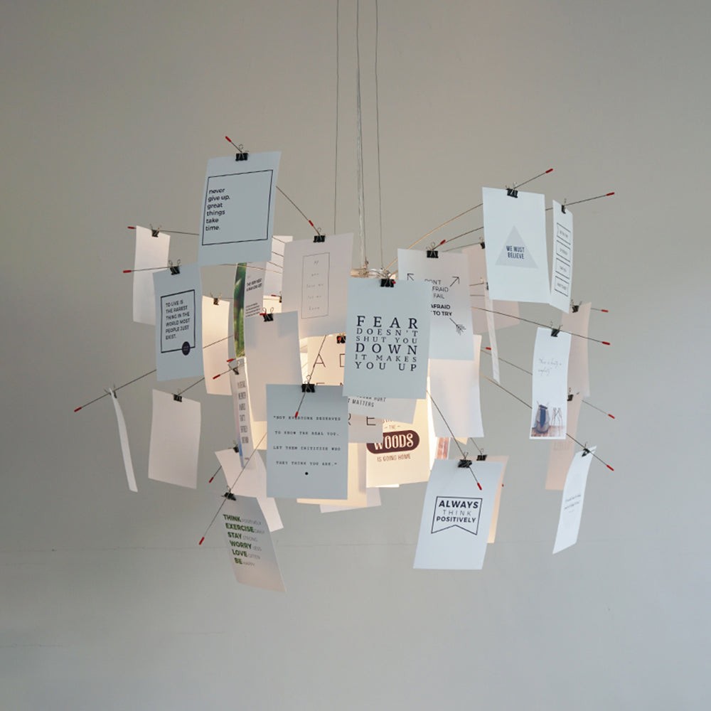 Renée Creative Picture Pendant Light Art Deco Bedroom Living Room T213