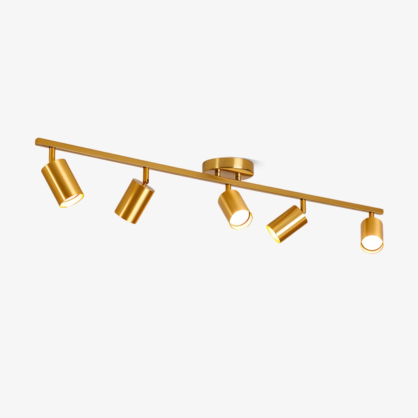 Row Of Multi-Head Metal Ceiling Lights M555