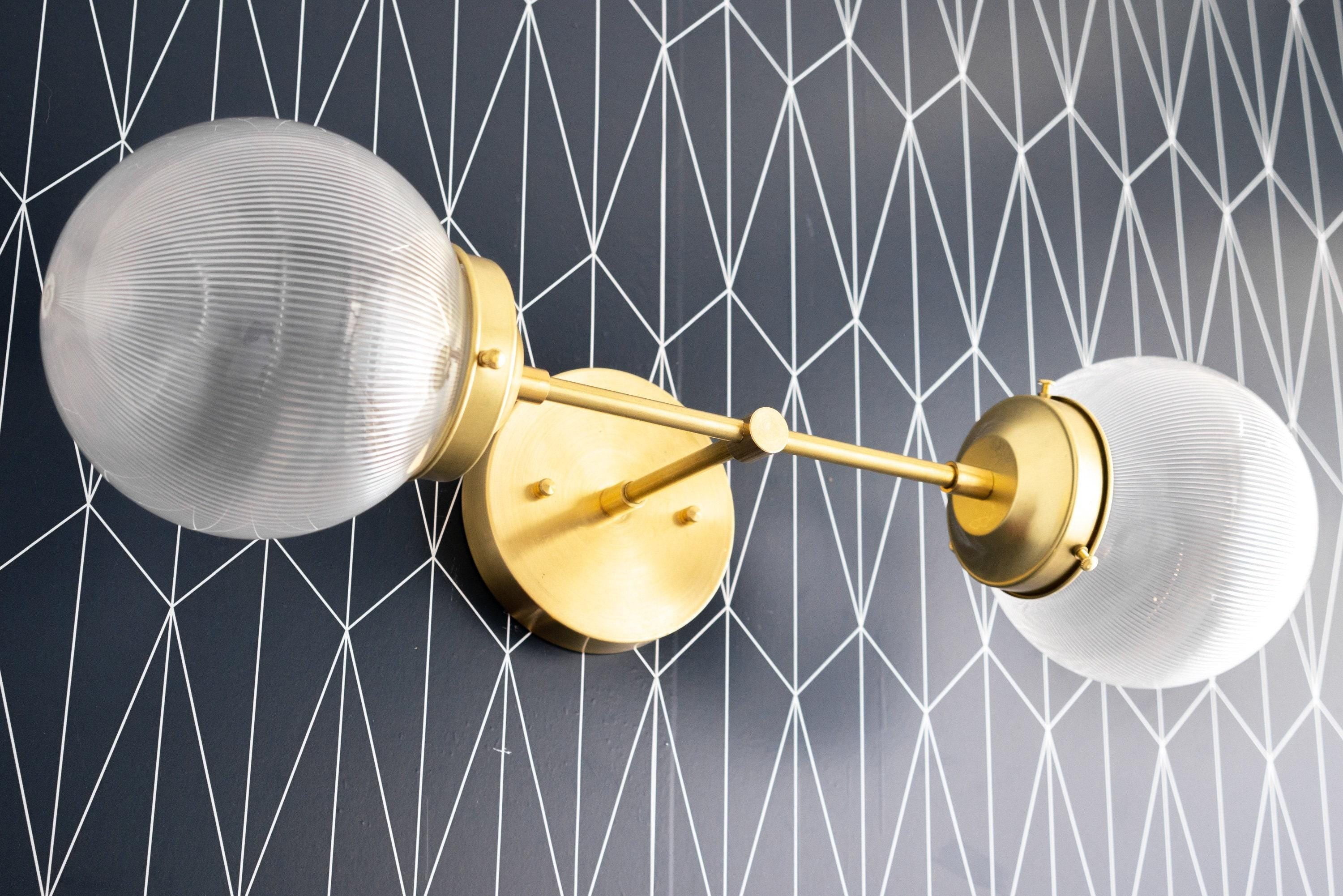 Lumio Globe Versatile Vanity Sconce - Dimmable Light for Bathroom and Hallway Use T353