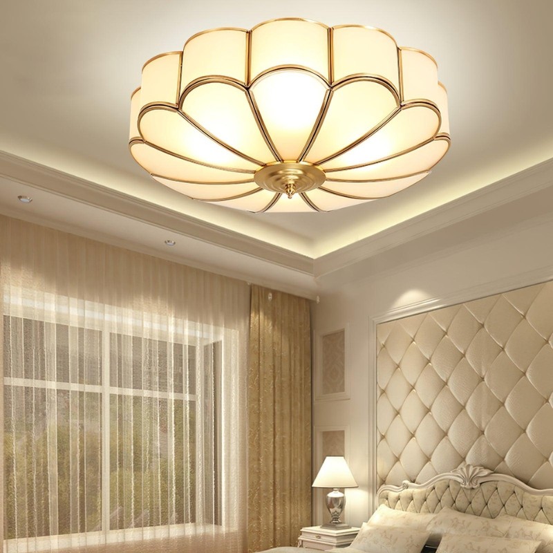 Flower Shape Glass Recessed Ceiling Light S166