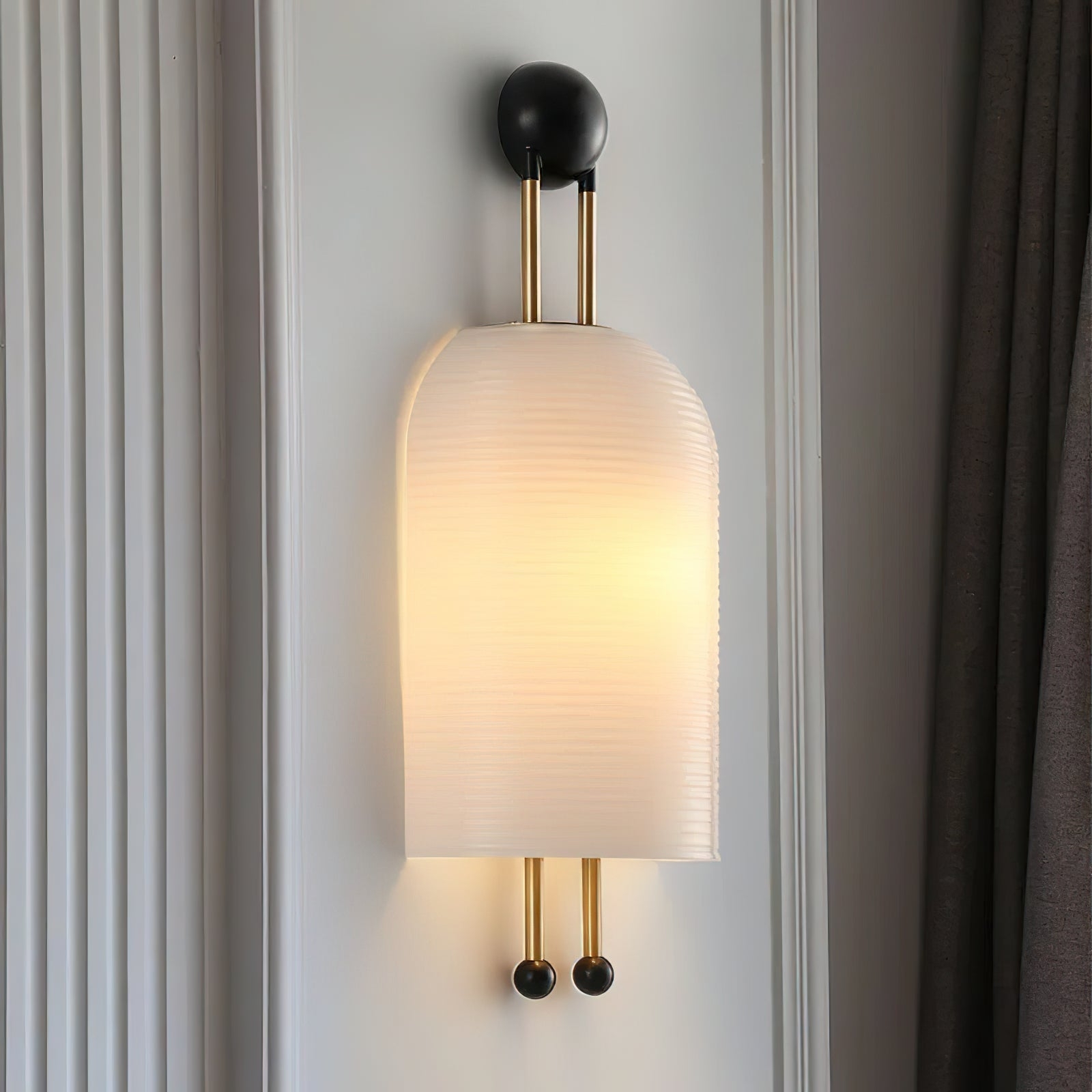 Lantern Glass Sconce T1702