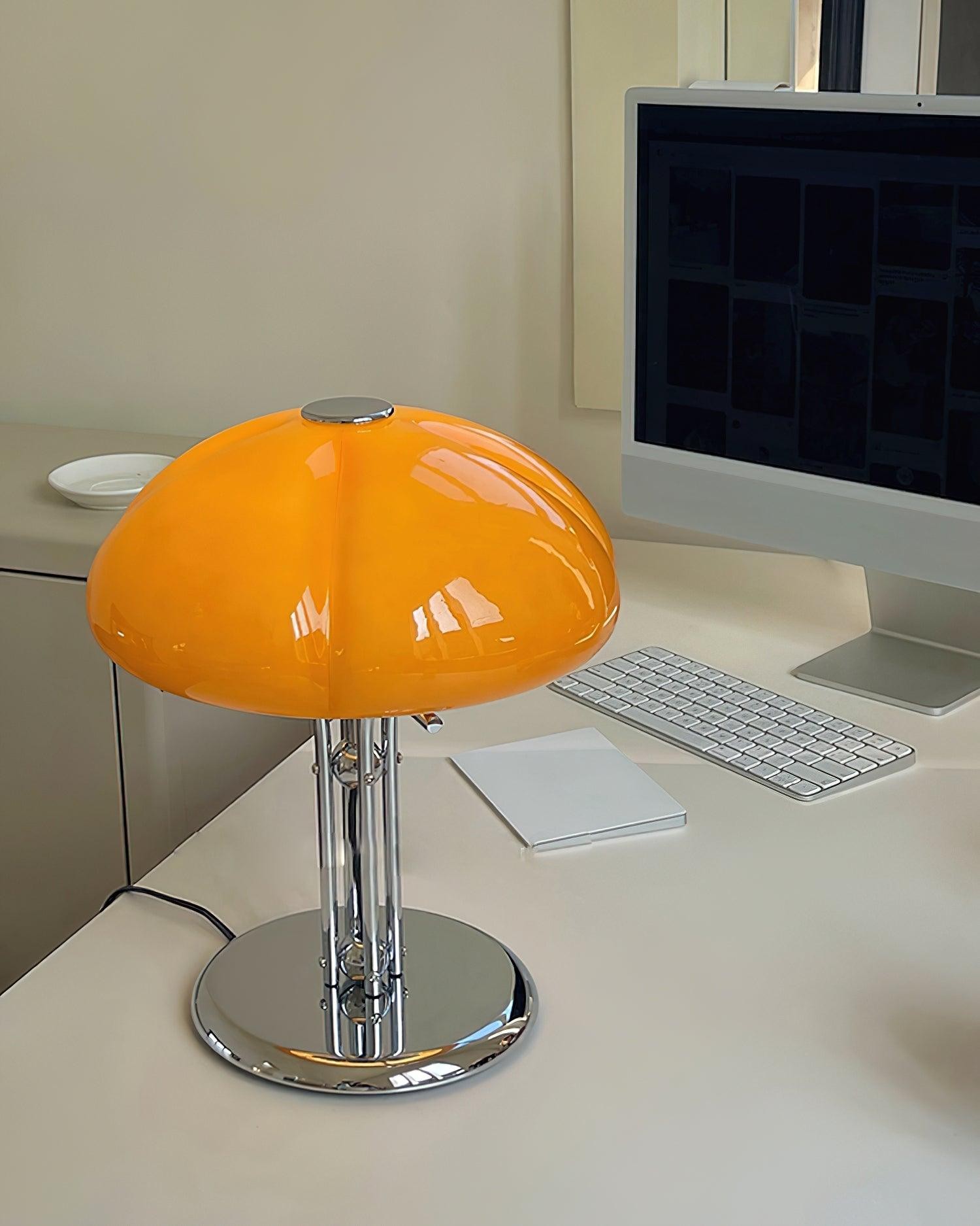 High-Grade Bedroom Bedside Mushroom Glass Table Lamp M175