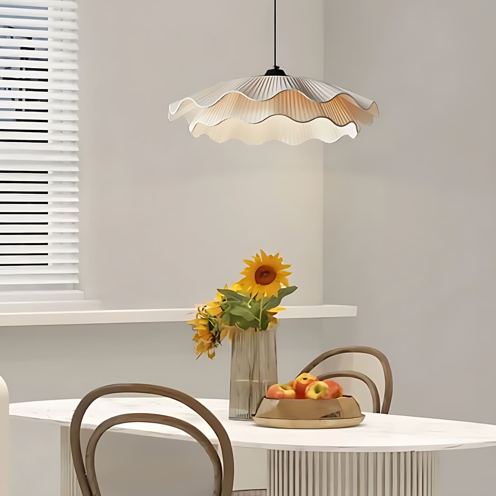 French Style White Pendant Light M80