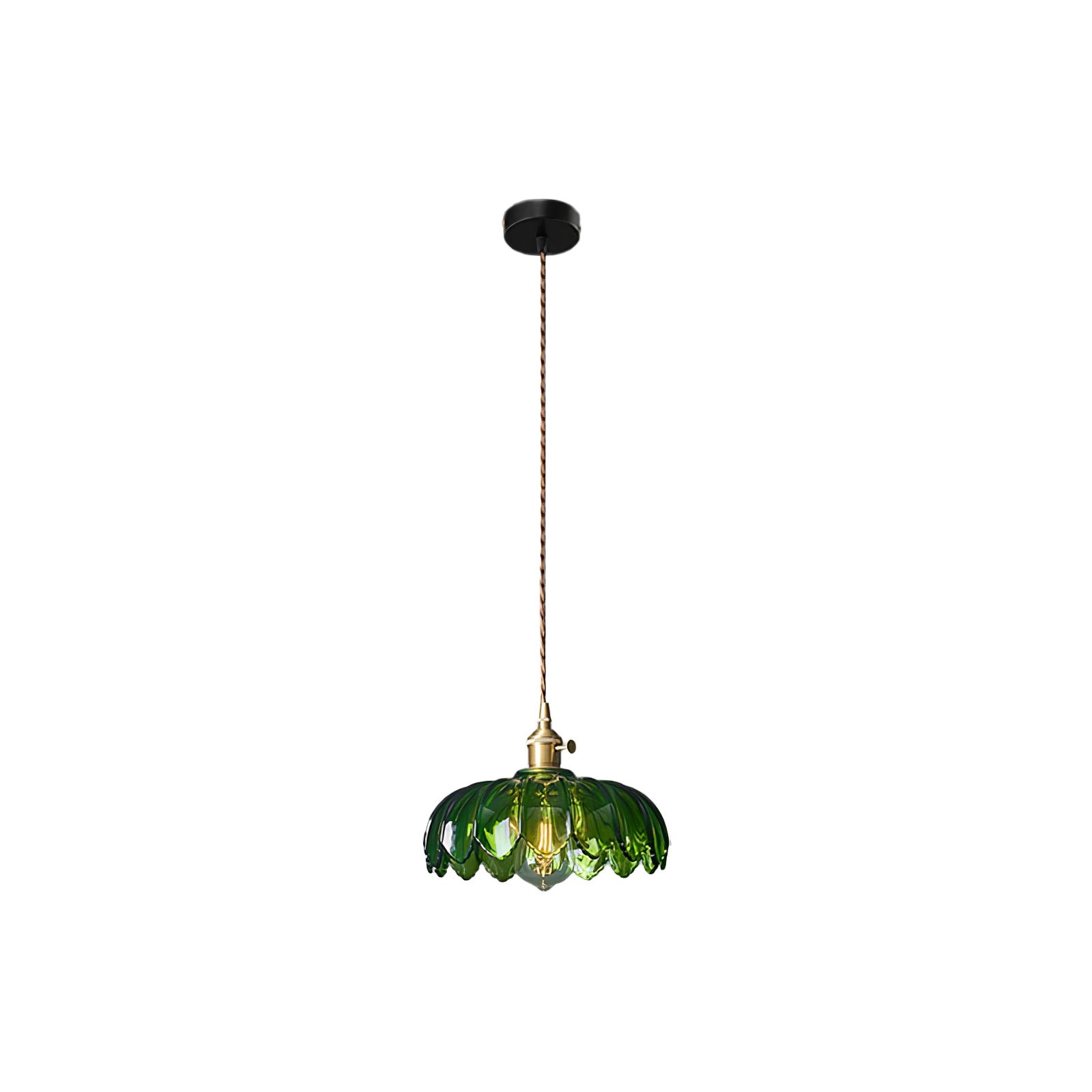 Retro Petal Green Pendant Lamp M542