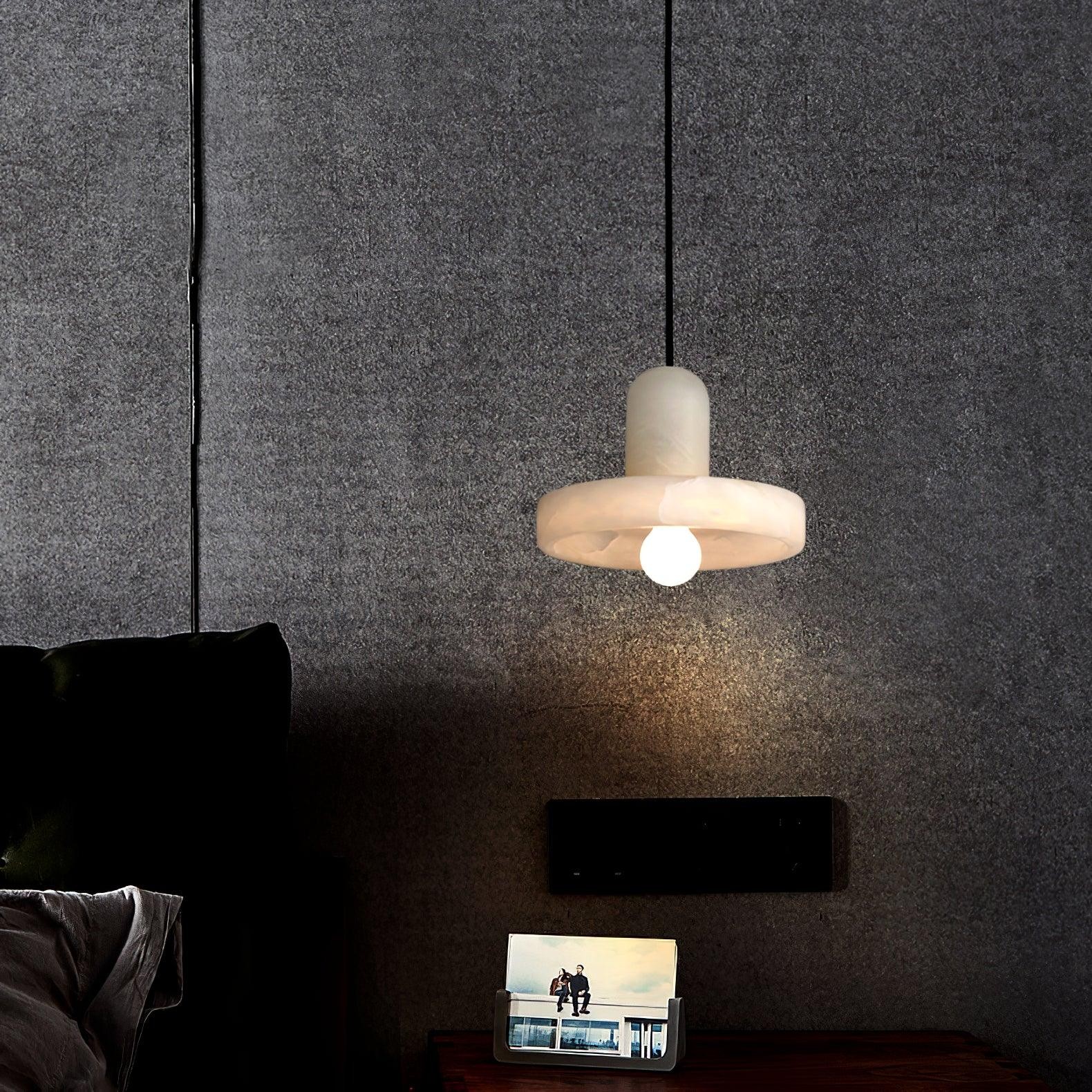 Elegant Creative White Alabaster Pendant Light G10