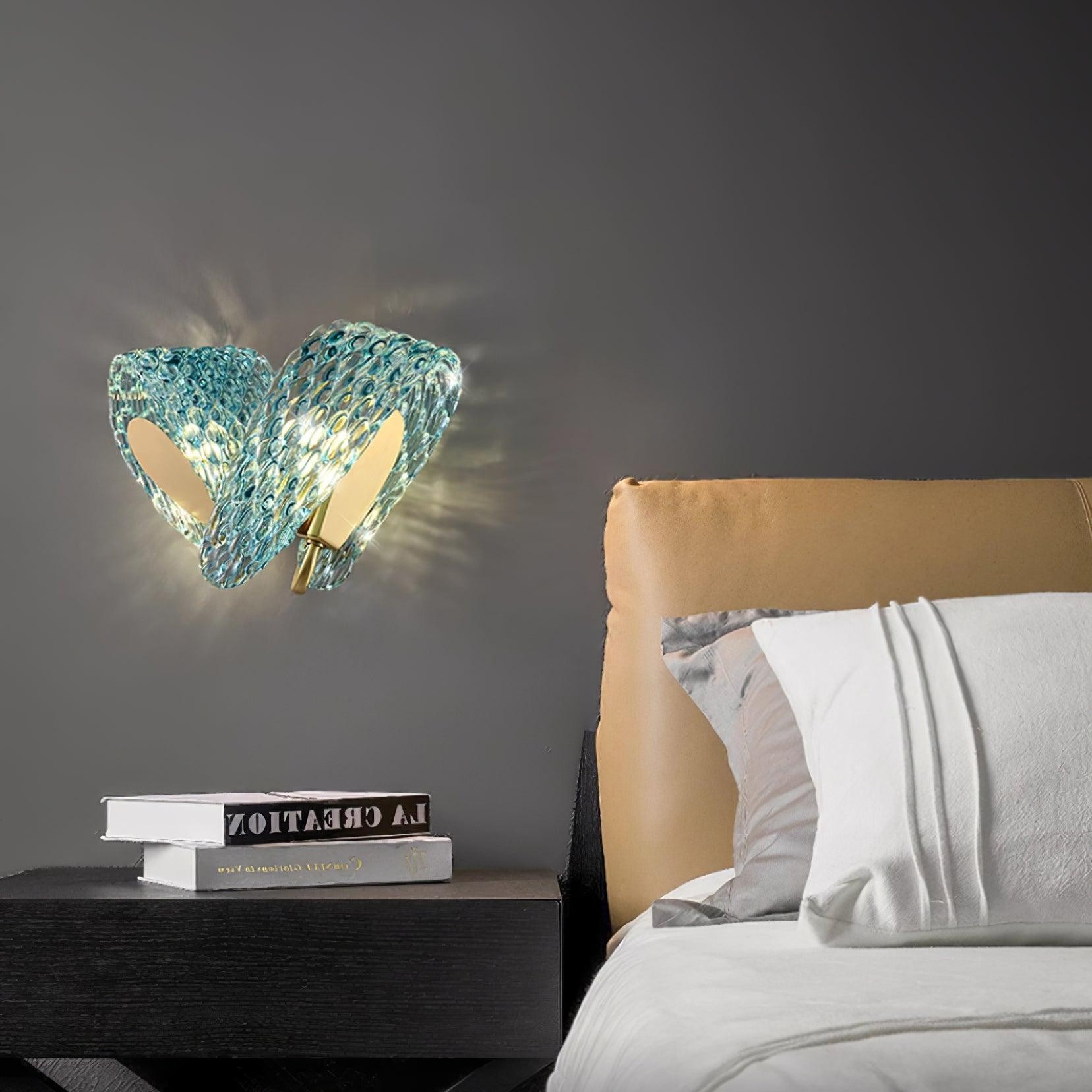Creative Light Luxury Blue Ribbon Wall Lamp M182