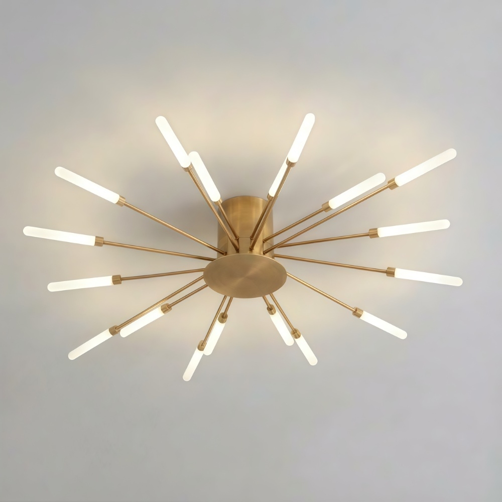 Sputnik Led Fireworks Flush Mount Ceiling Light S40