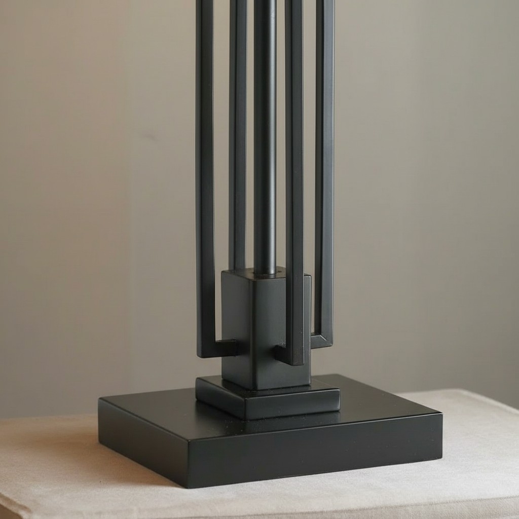 Culletto Mosaic Rectangular Stained Glass Table Lamp T646