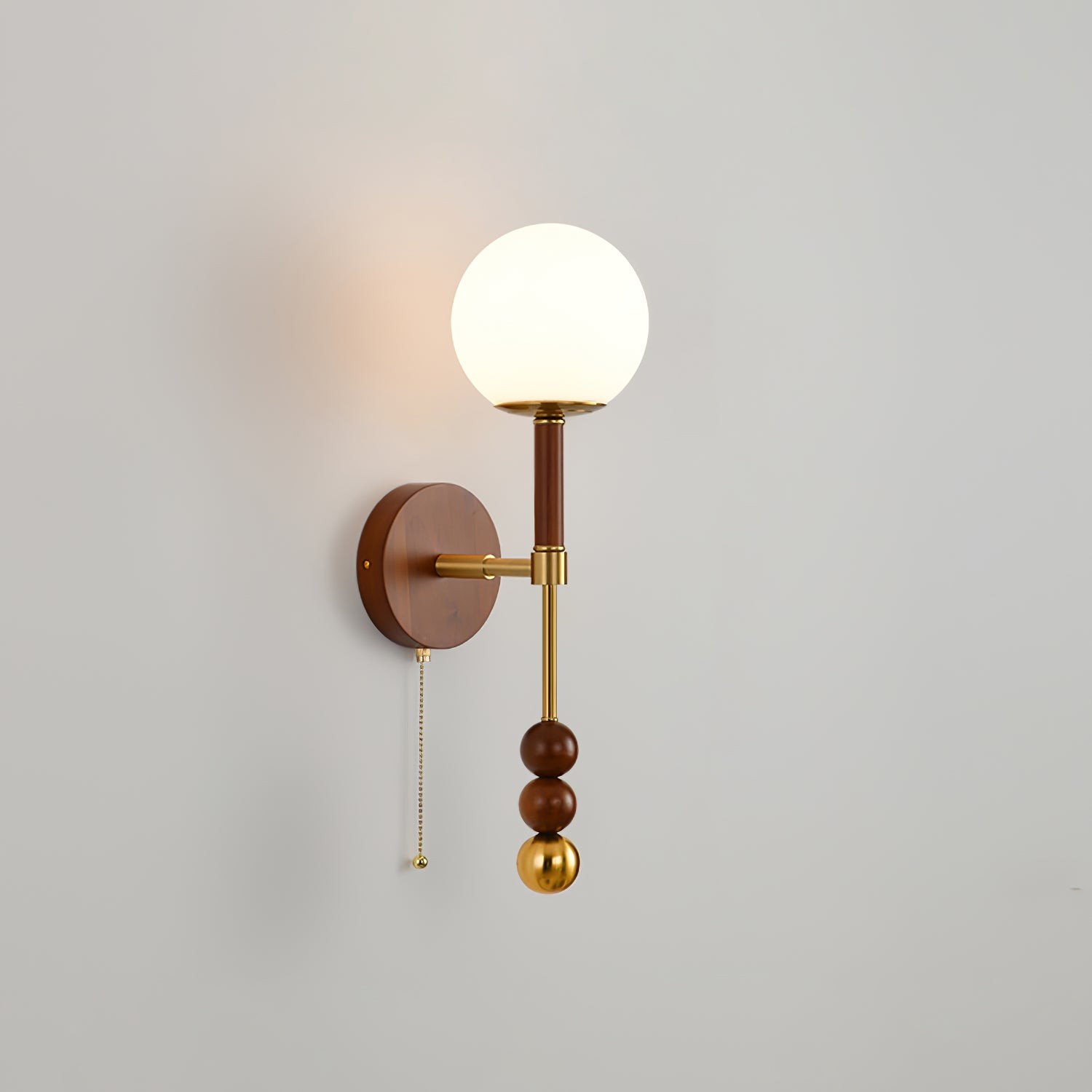 Retro Solid Wood Series Wall Lamp M419
