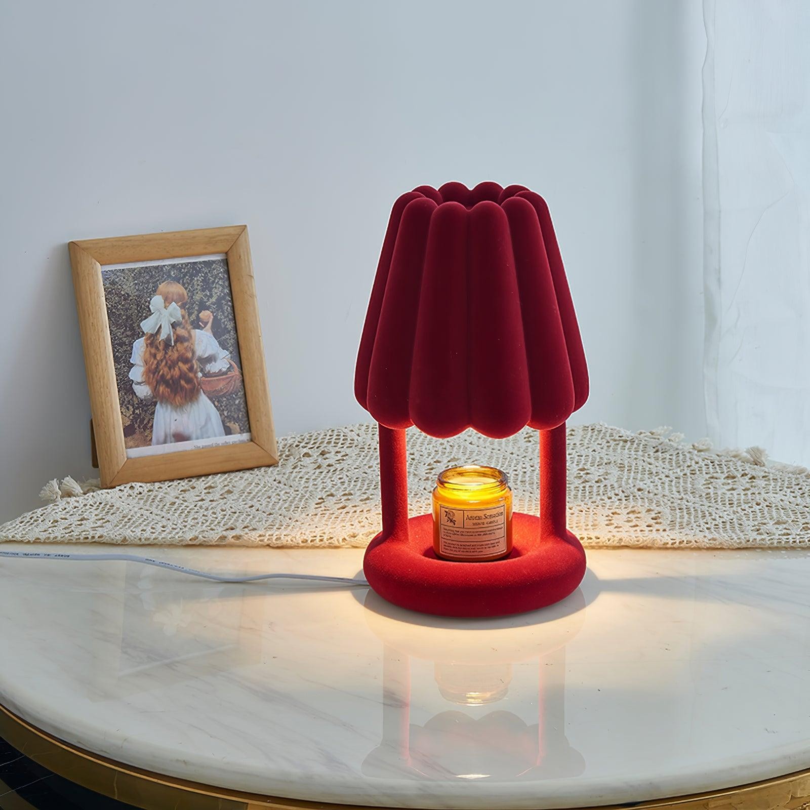 Ice Cream Flocked Resin Table Lamp M463