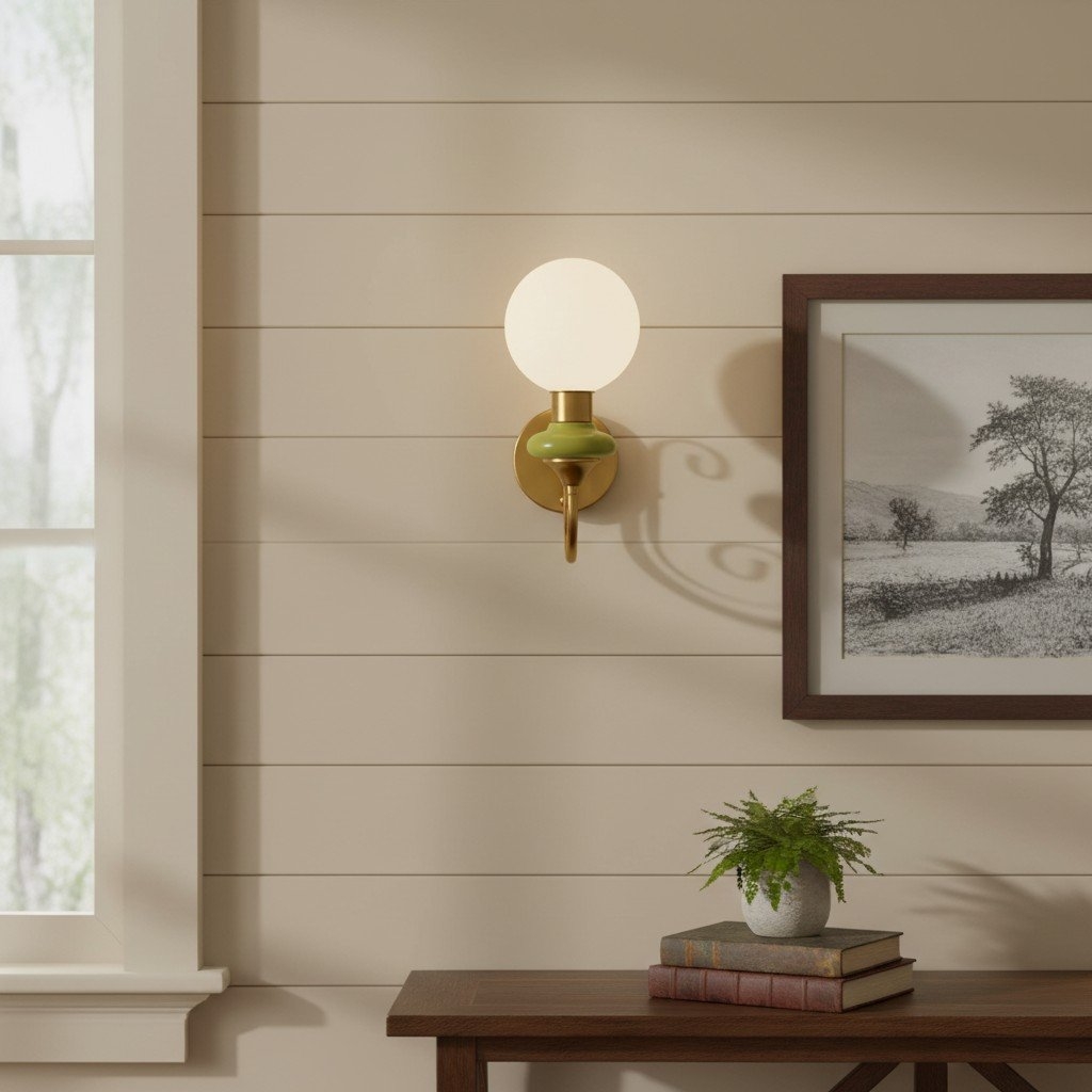 Noirvex Minimal Vertical Inspired Wall Light for Bedroom Living Room T577