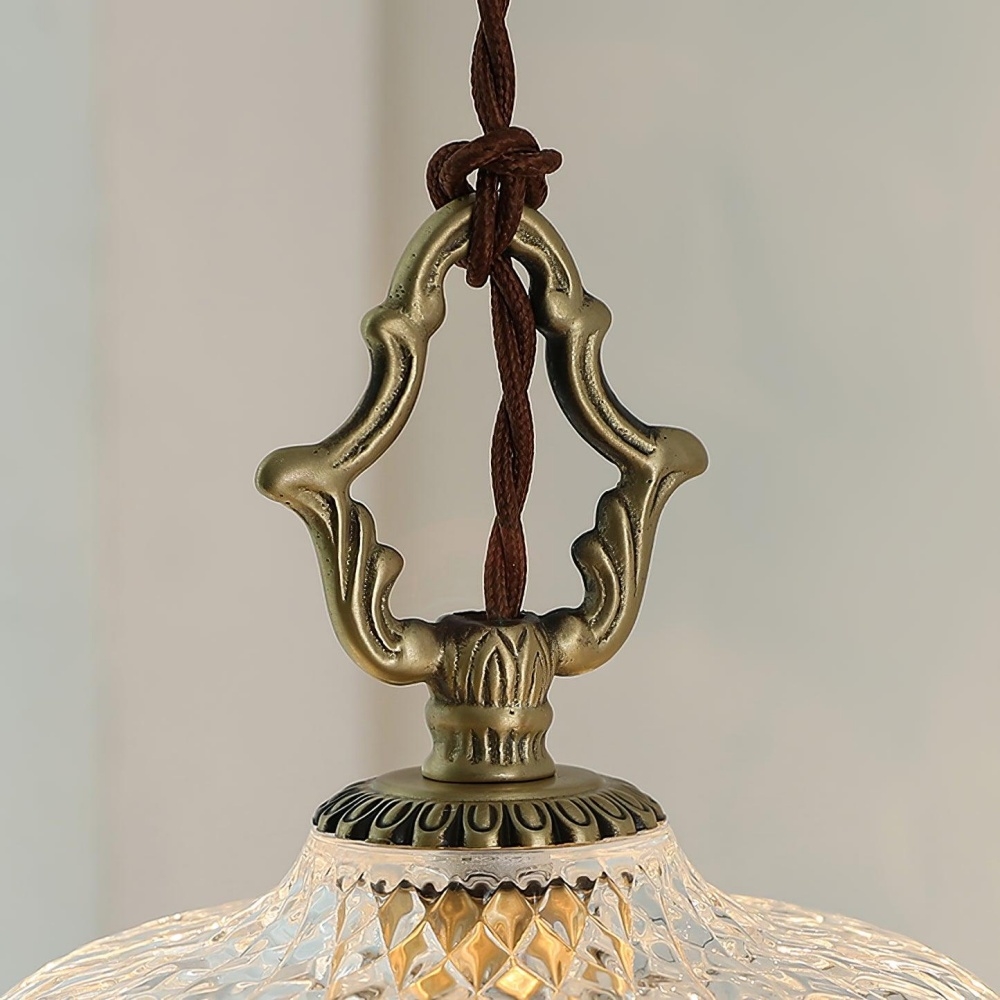 Norivo Crystal Pendant - Refined  Crystal Shade for Dining Areas T1102