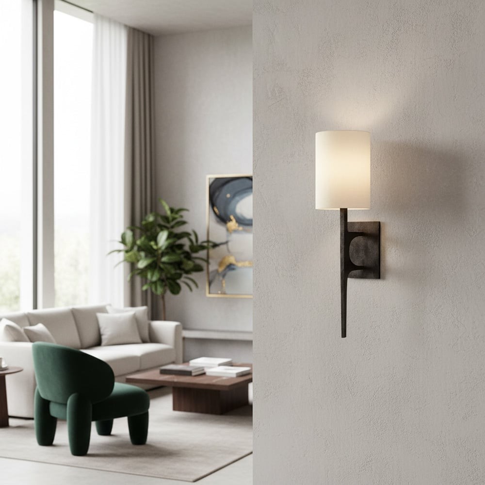Texturoc Linear Wall Light - Modern Hammered Wall Sconce T457