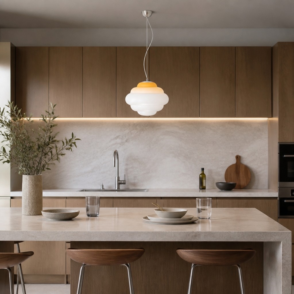 Gossax Cloud Glass Shaped Pendant Light - Nordic Style for Dining Room and Kitchen Island T2243