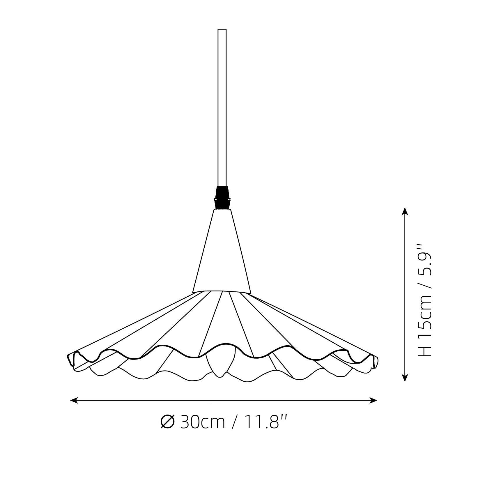 Ruffles Pendant Lamp P016