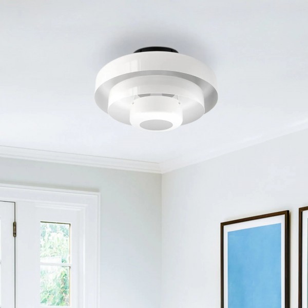 Veleora Triple Layer Disc Ceiling Light - Bauhaus Colorful Design S361