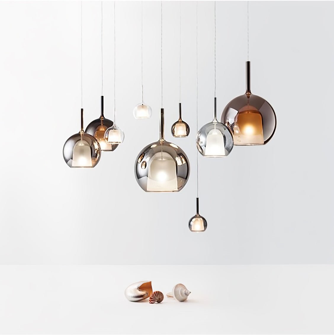 Glo Wine Glass Shaped Pendant Light S185