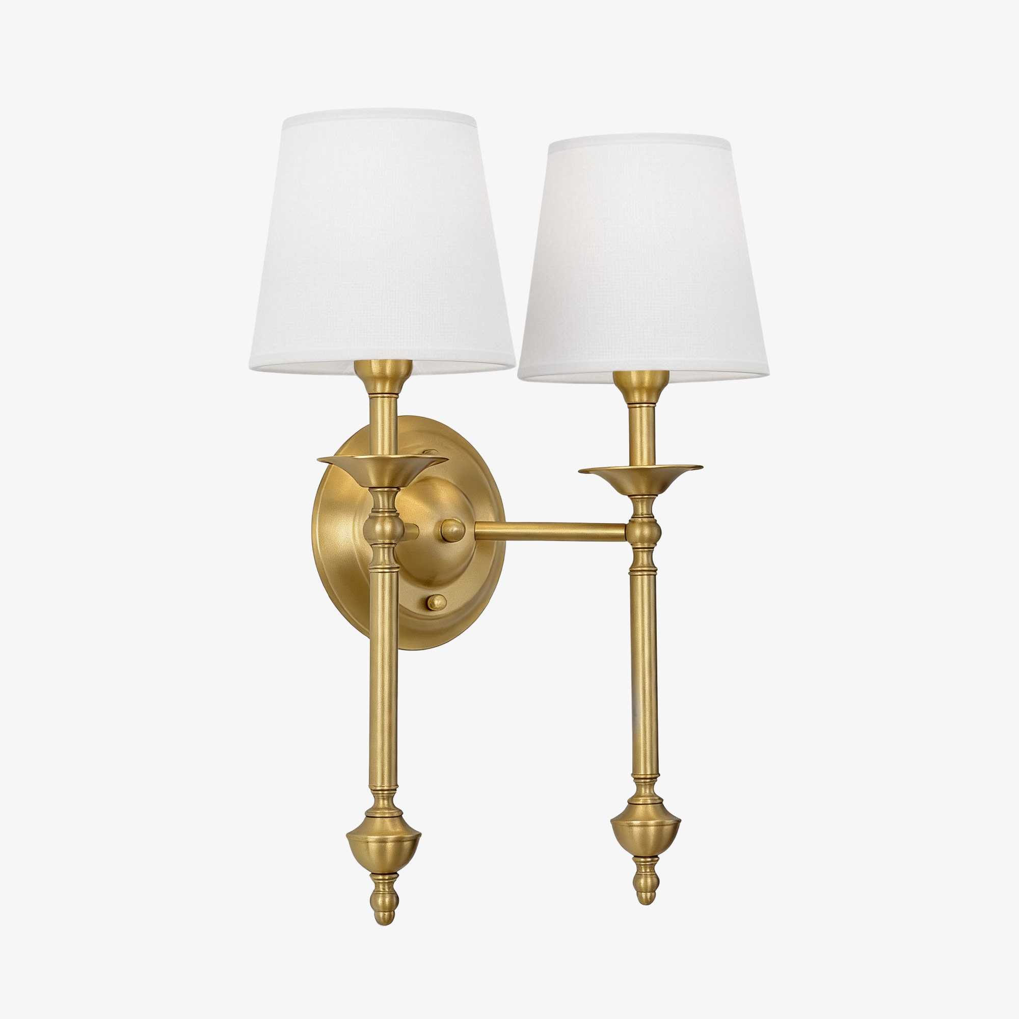 Arcuma Wall Lamp - Modern Copper and Fabric for Living Room T492