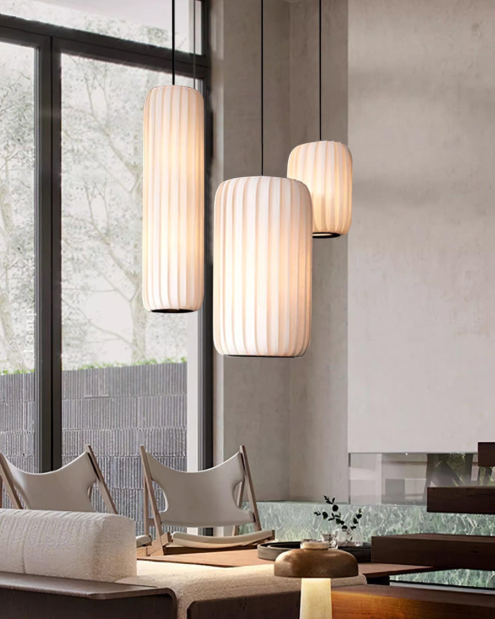 Scandinavian Minimalist Fabric Pendant Lamp M232