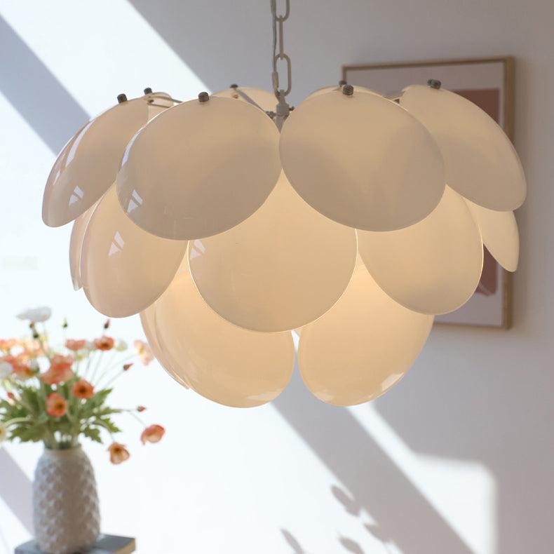 Luxury Fashion Luminous Petal Glass Chandelier M538