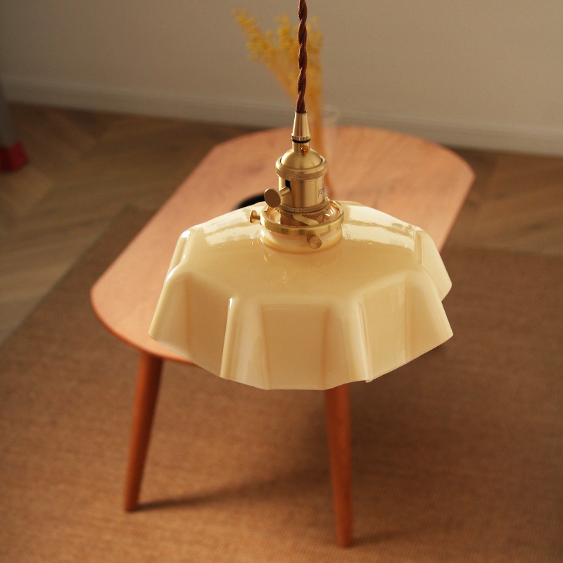 Retro Minimalist Glass Pendant Light