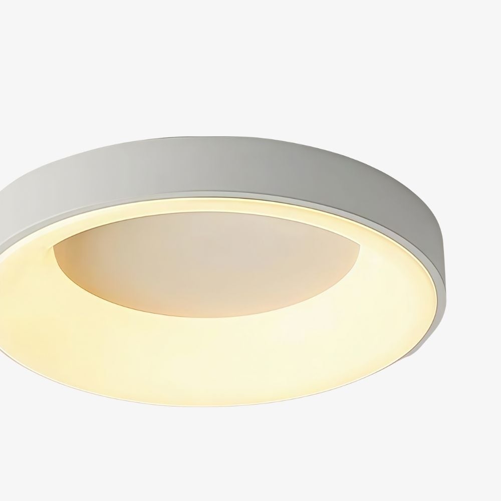 Lumiflexa Ultra Thin Round LED Ceiling Light – Minimal Hallway Design T523