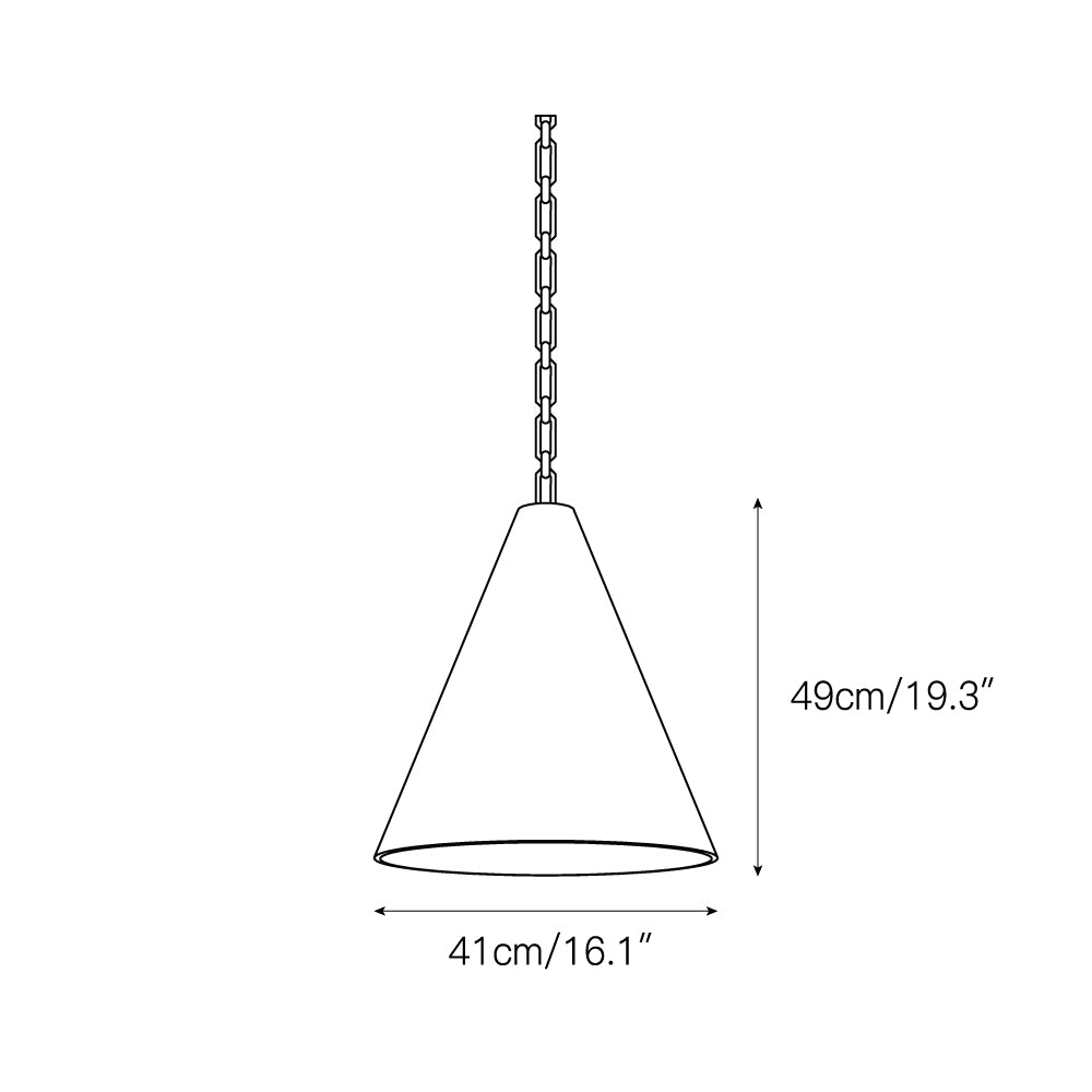 White Plaster Pendant Lamp T1865
