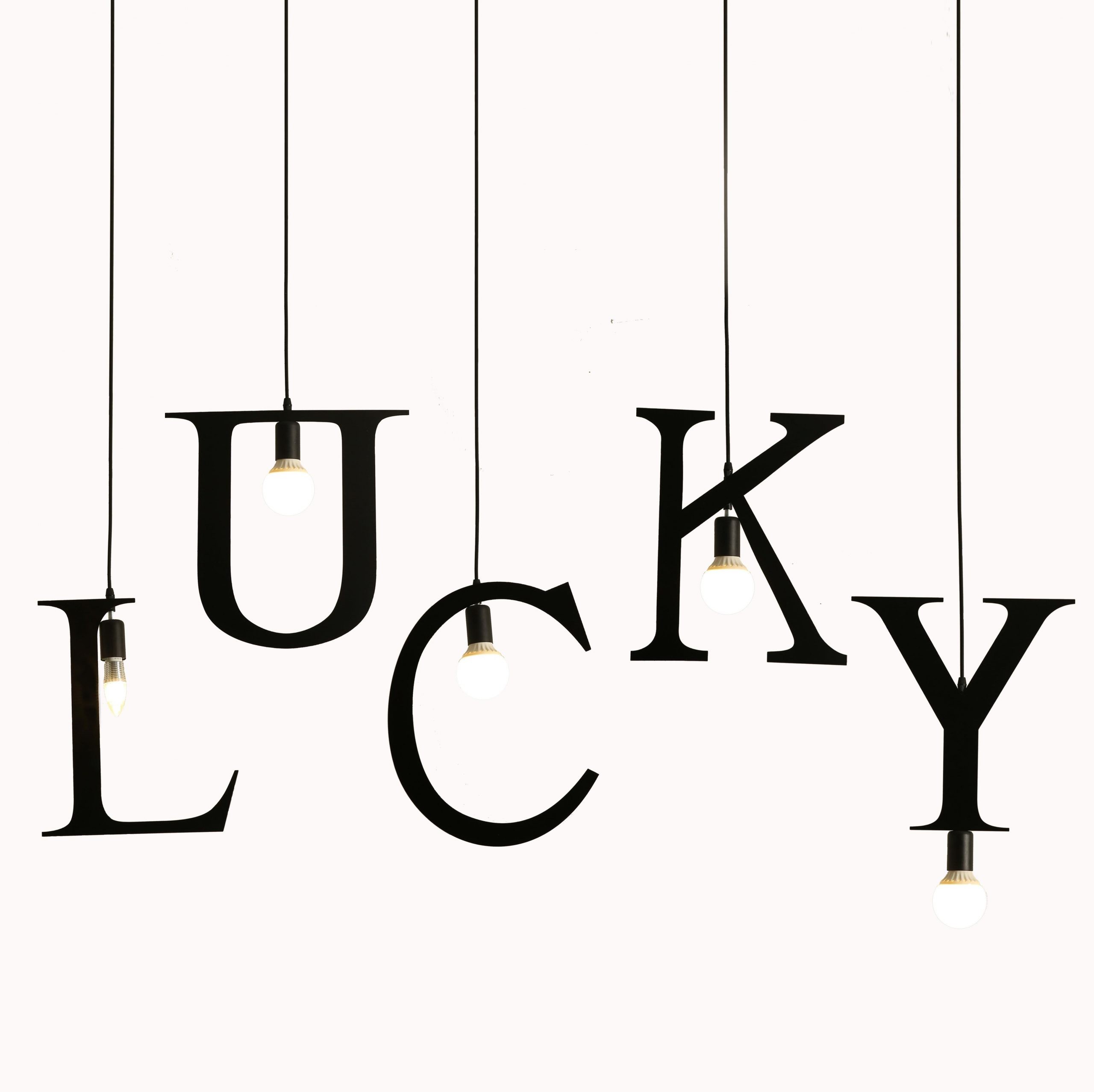 Alphabet Pendant Light