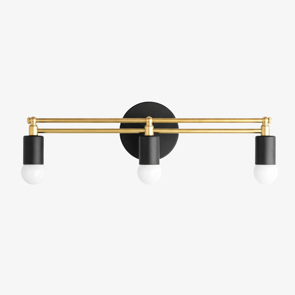 Mobilux Line Modern Vanity Light - Bathroom Wall Fixture in Art Deco Style T354