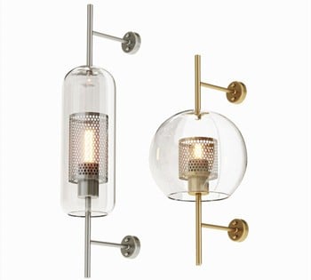 Modern Chiswick Glass Pendant Light Fixtures for Kitchen Dining Room