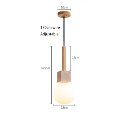 Modern Travertine Cube Pendant Light T2152