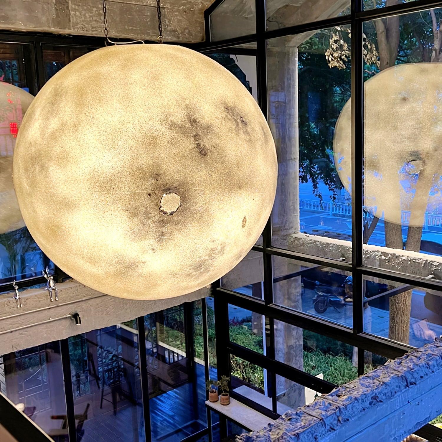 Planetary White Moon Chandelier Suitable For Living Room M584