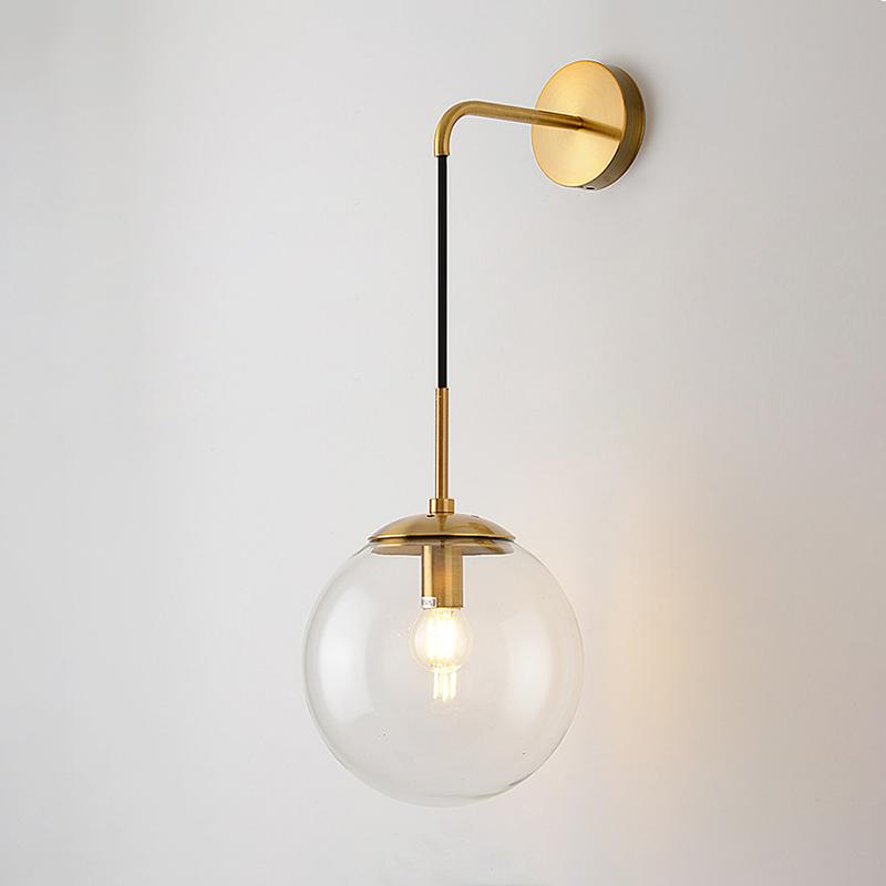 Nordic Glass Ball Wall Light