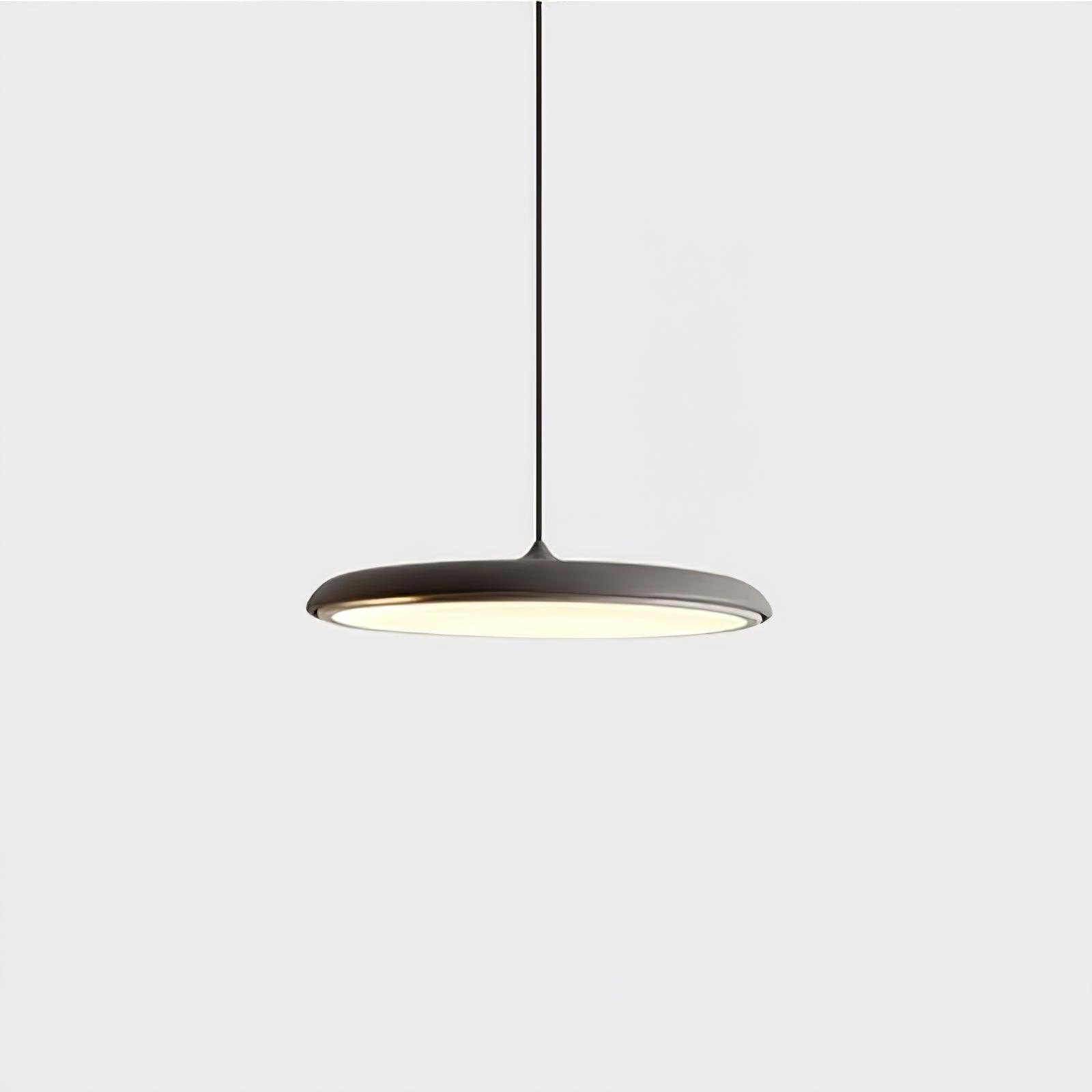 Modern Metal Saucer Pendant Light – Slim Design with LED Lighting M45