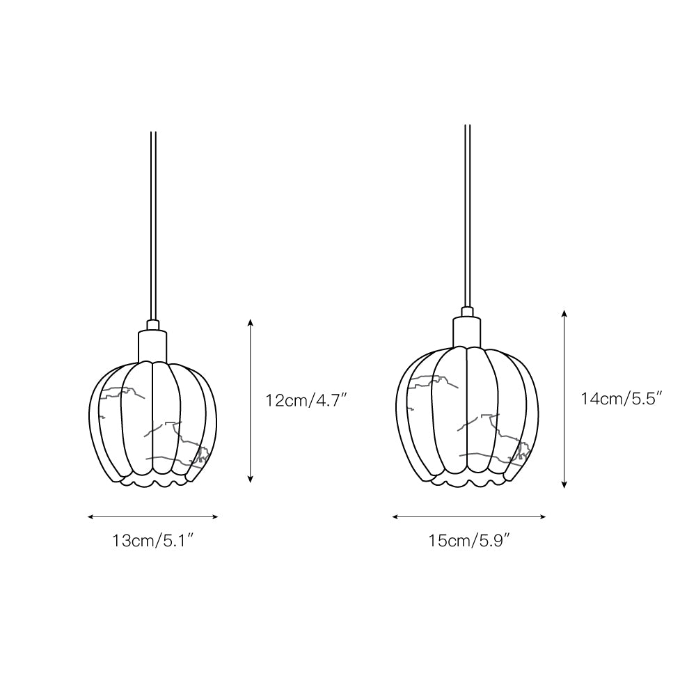 Lilin Alabaster Pendant Light T1648