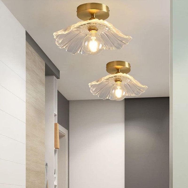 Tiffany Glass Ceiling Light for Living Room