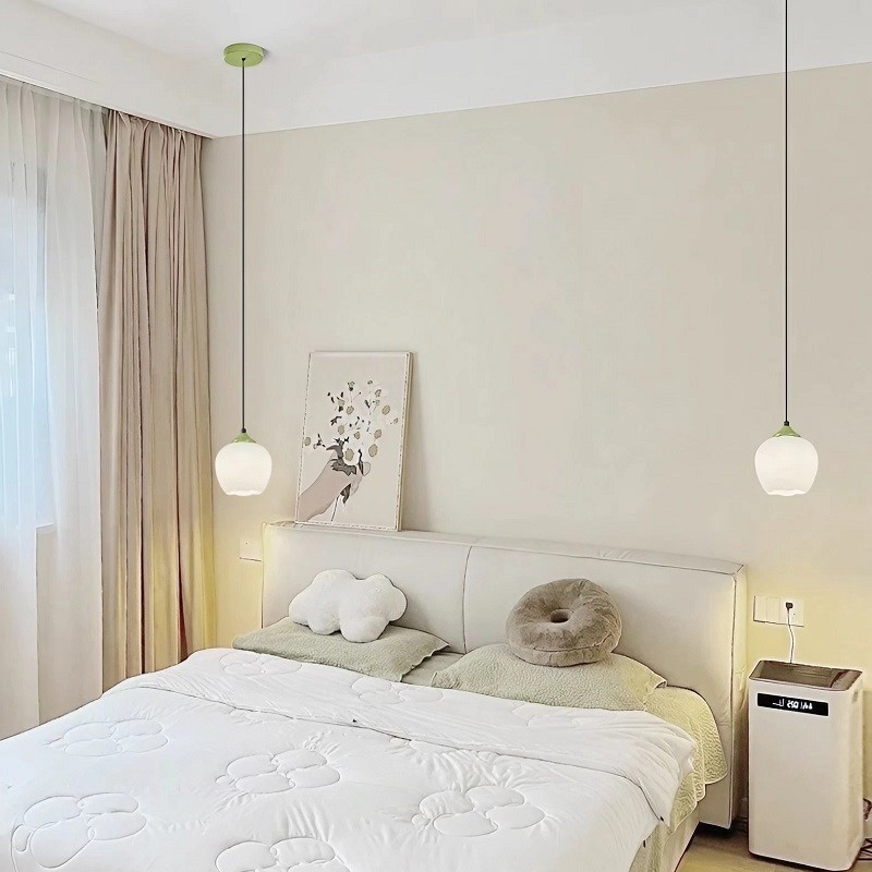 Nordic Flower Bud Glass Pendant Light S89