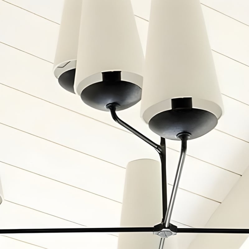 VertiFount Chandelier – Layered Metal Design for Open Interiors T566