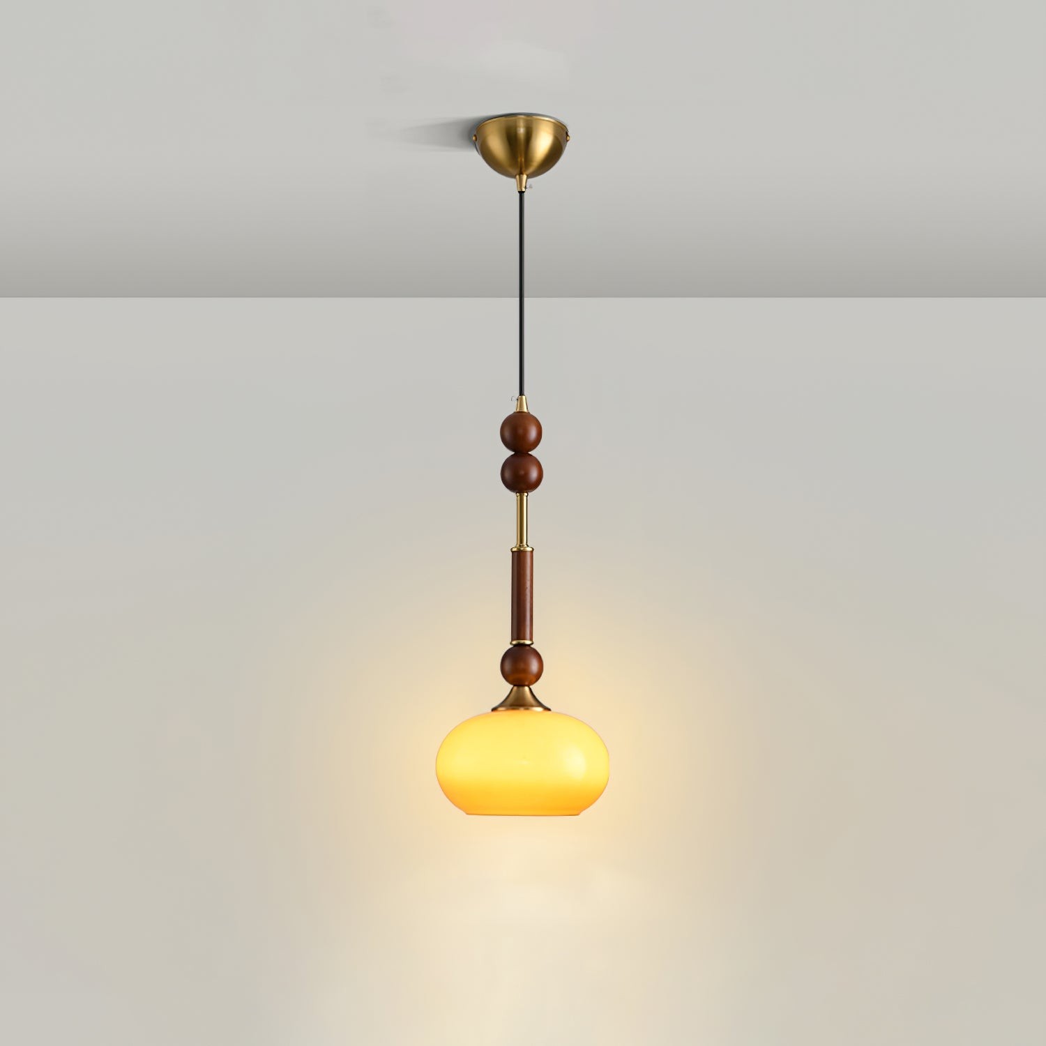 Retro Solid Wood Series Pendant Lamp M420