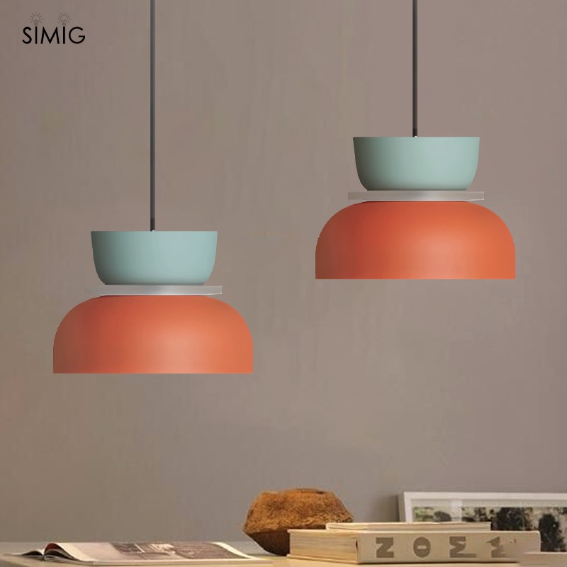MACRI Color Block Nordic Pendant Light for Living Room