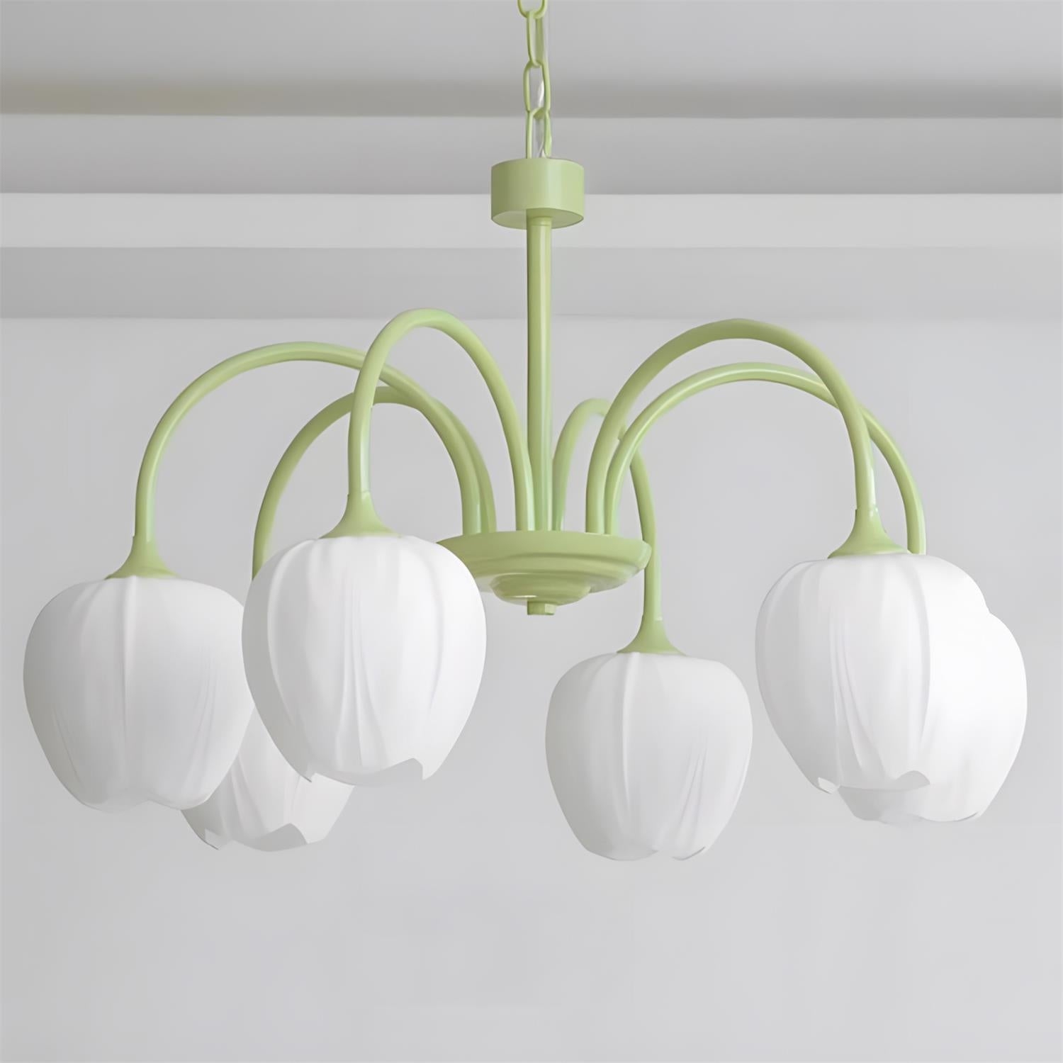 Tulip Matcha Chandelier T1588