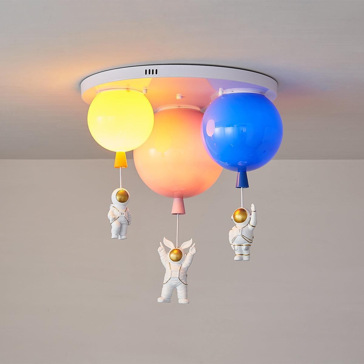 Astronaut Glossy Balloon Ceiling Lamp M390