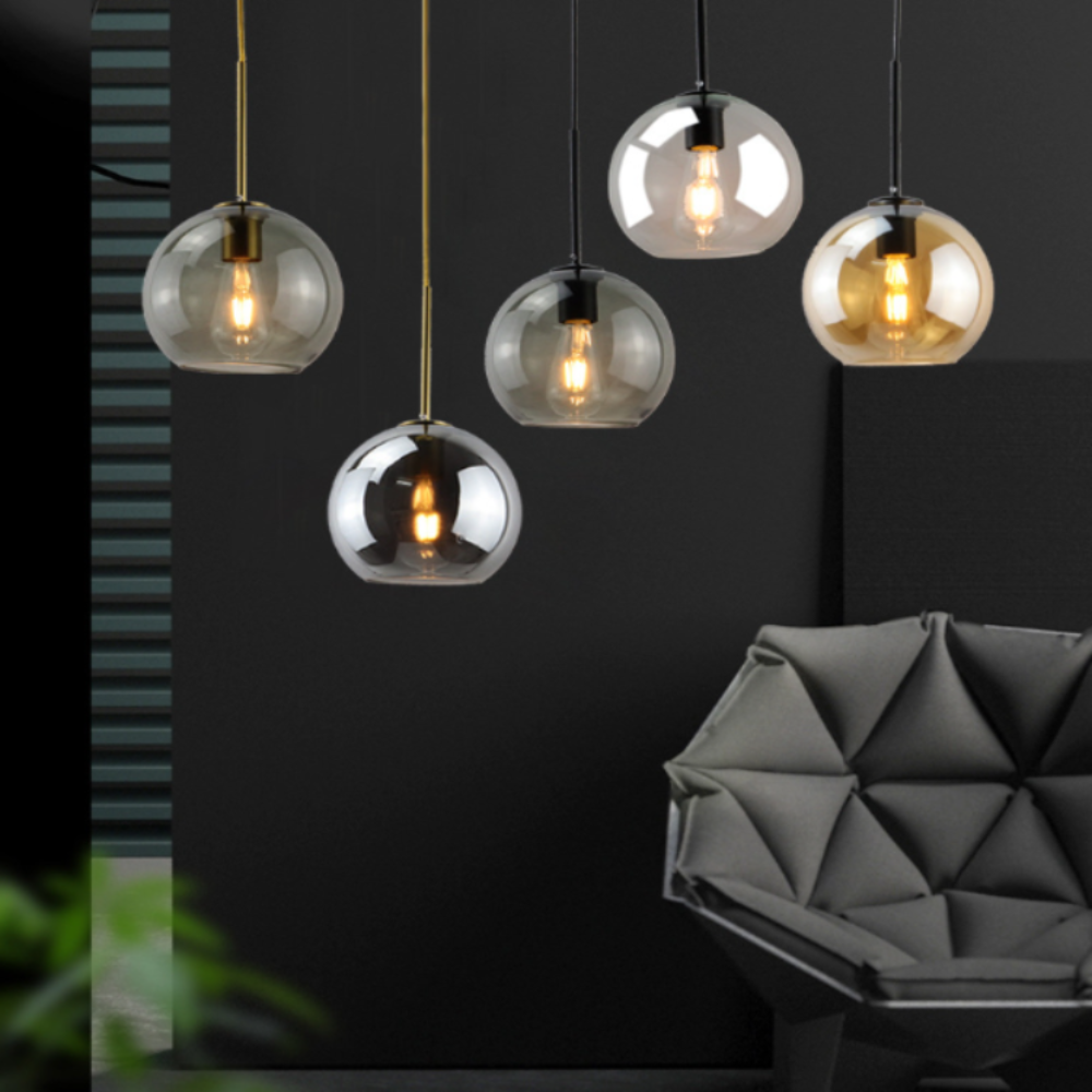 Solara Nordic Spherical Glass Pendant Light T2167
